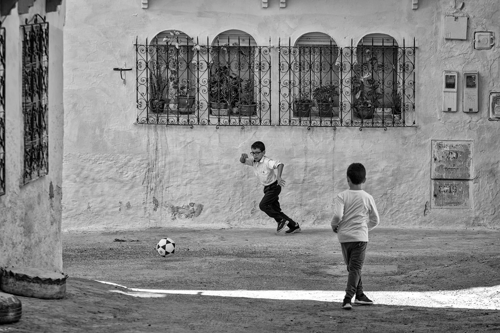 Playing the ball
